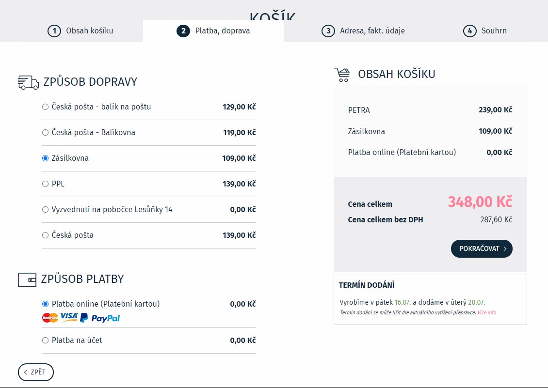 Opzioni di pagamento