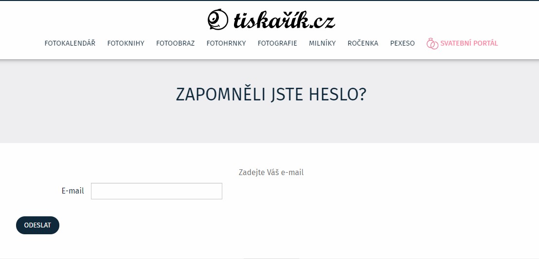 Password dimenticata