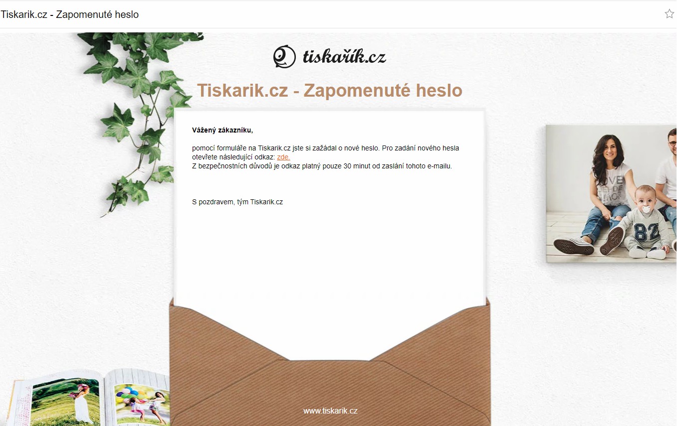 Password dimenticata